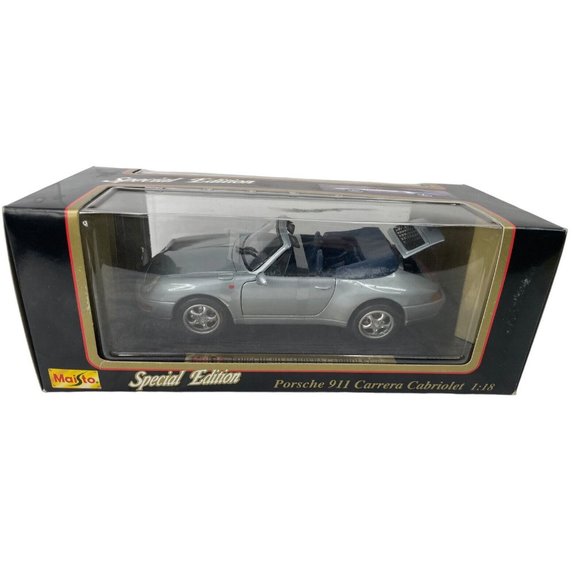 Maisto 1994 Special Edition Porsche 911 Carrera Cabriolet 1:18 Scale Diecast Car - Picture 1 of 4